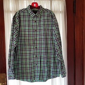 Walnut Creek Men's Button Down Plaid Shirt - Large